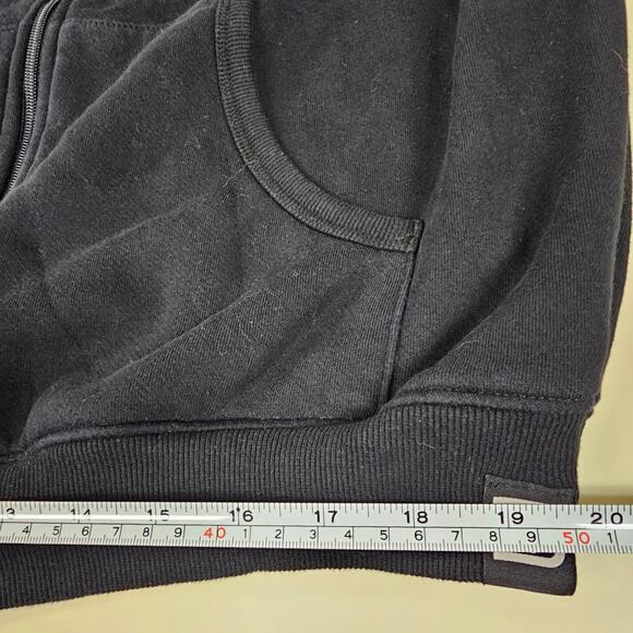 Walt Disney World Retro Embroidered Zip-up Black Unisex Hoodie Size M - Picture 13 of 13